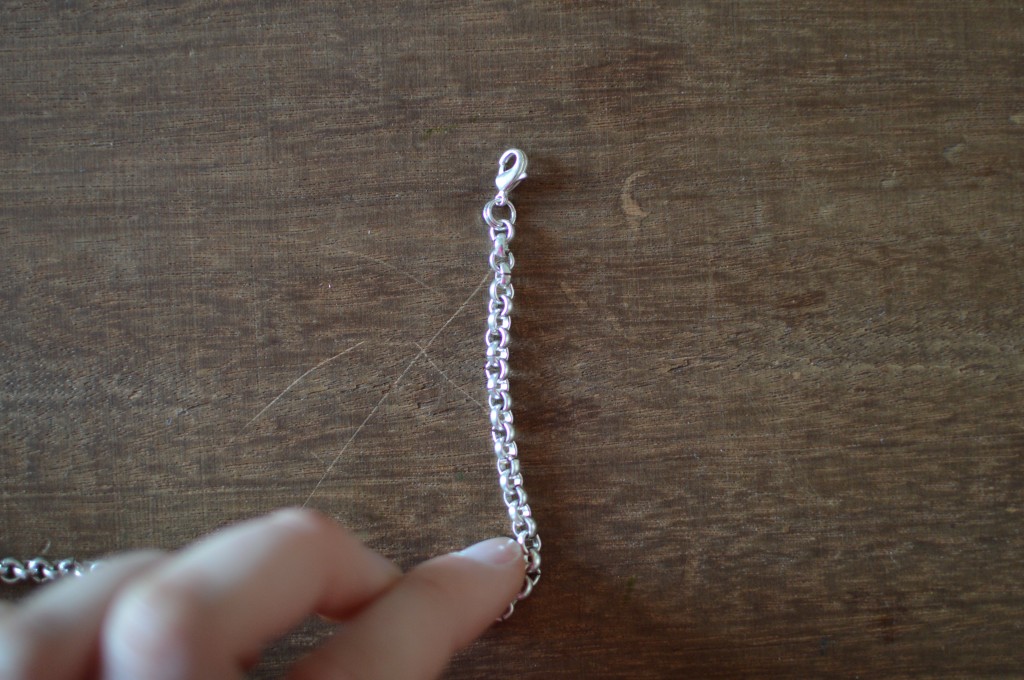 DIY bracelet chaine